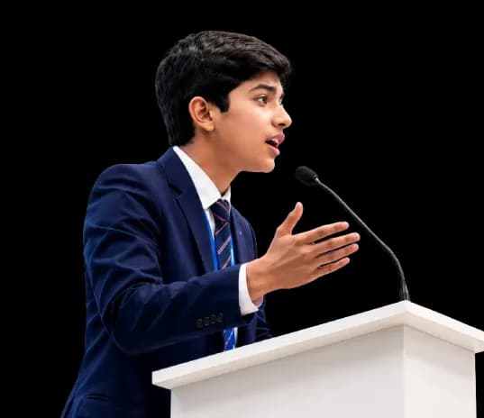 boy debating
